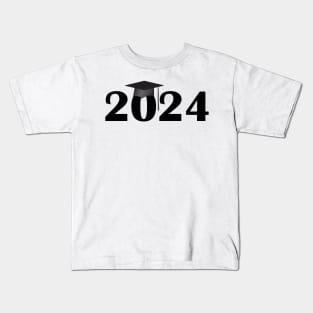 Lispe 2024 Class Graduation Cap Kids T-Shirt